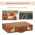 thumbnail image 4 of Briefcases for Men, Professional Leather Briefcase with Lock, Hard Shell Business Brief Case, Durable Executive Attache Case for Laptop Documents, Mens Hard Briefcase for Work Office Travel, 4 of 6