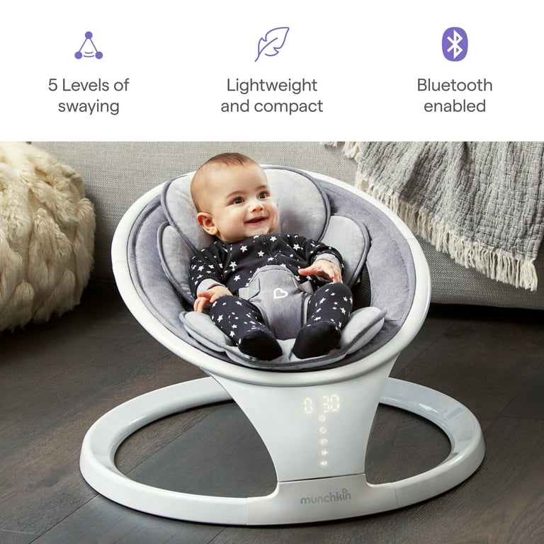 Munchkin® Compact Baby Swing | Bluetooth & Remote Control Enabled Munchkin® Compact Baby Swing | Bluetooth & Remote Control Enabled