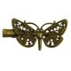 thumbnail image 2 of Pinza para el cabello con mariposa de bronce vintage, accesorios deslizantes, almohadilla para manualidades, paquete de 10 Sunnimix Pinza de pelo de mariposa, 2 of 7
