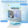 thumbnail image 4 of Deshumidificador de Aire 2000ml, Silencioso Portátil Deshumidificador Habitación Deshumidificador con Ciclismo 7 Luces de Color, Deshumidificadore Doméstico, 4 of 6