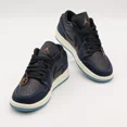 thumbnail image 4 of Ni - ke FJ5478-010 Ni - ke Air Jordan 1 Low Navy Black Snakeskin Dark Obsidian (Women's), 4 of 5