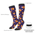 thumbnail image 4 of Susaid Candy Corn (2) Print Thermal Winter Socks for Men and Women, Warm Crew Hiking Socks, for Boots and Outdoor Activities, 4 of 6