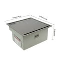 thumbnail image 2 of Hidden Kitchen Sink Single Bowl Sink with Foldable Faucet Stainless Steel Utility Sink, 2 of 12