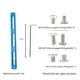 thumbnail image 5 of Adaptador Montaje en Portabotellas para Bicicleta, Aleación Aluminio, Regulador Portabotellas para Bicicleta Carretera, Suministros Multifuncionales para Ciclismo, Negro, 5 of 7