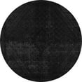thumbnail image 1 of Ahgly Company Indoor Round Abstract Gray Modern Area Rugs, 4' Round, 1 of 4