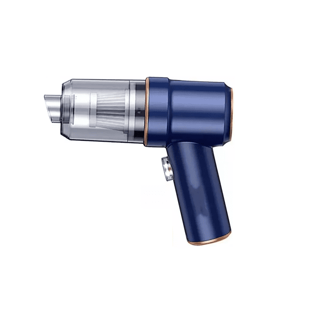 Aspiradora Para Auto Mini Portatil De Mano Inalambrica Azul