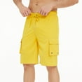 thumbnail image 3 of zuwimk Swim Trunks Men,Mens Swim Trunks Quick Dry Board Shorts Breathable Fit Beach Shorts Swimwear Bathing Suits Yellow,36, 3 of 5