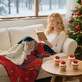 thumbnail image 4 of Hometravel Big Holiday Blanket, Extra Large Flannel Cover, Seasonal Pattern for Sofa and Bedroom Arrangements, 4 of 7