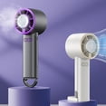 thumbnail image 3 of Naiovety Ventilador de hielo portátil y compacto con turbocompresor, tres velocidades y tecnología Wind Power Semiconductor. Electrodomésticos Gris piedra, 3 of 4