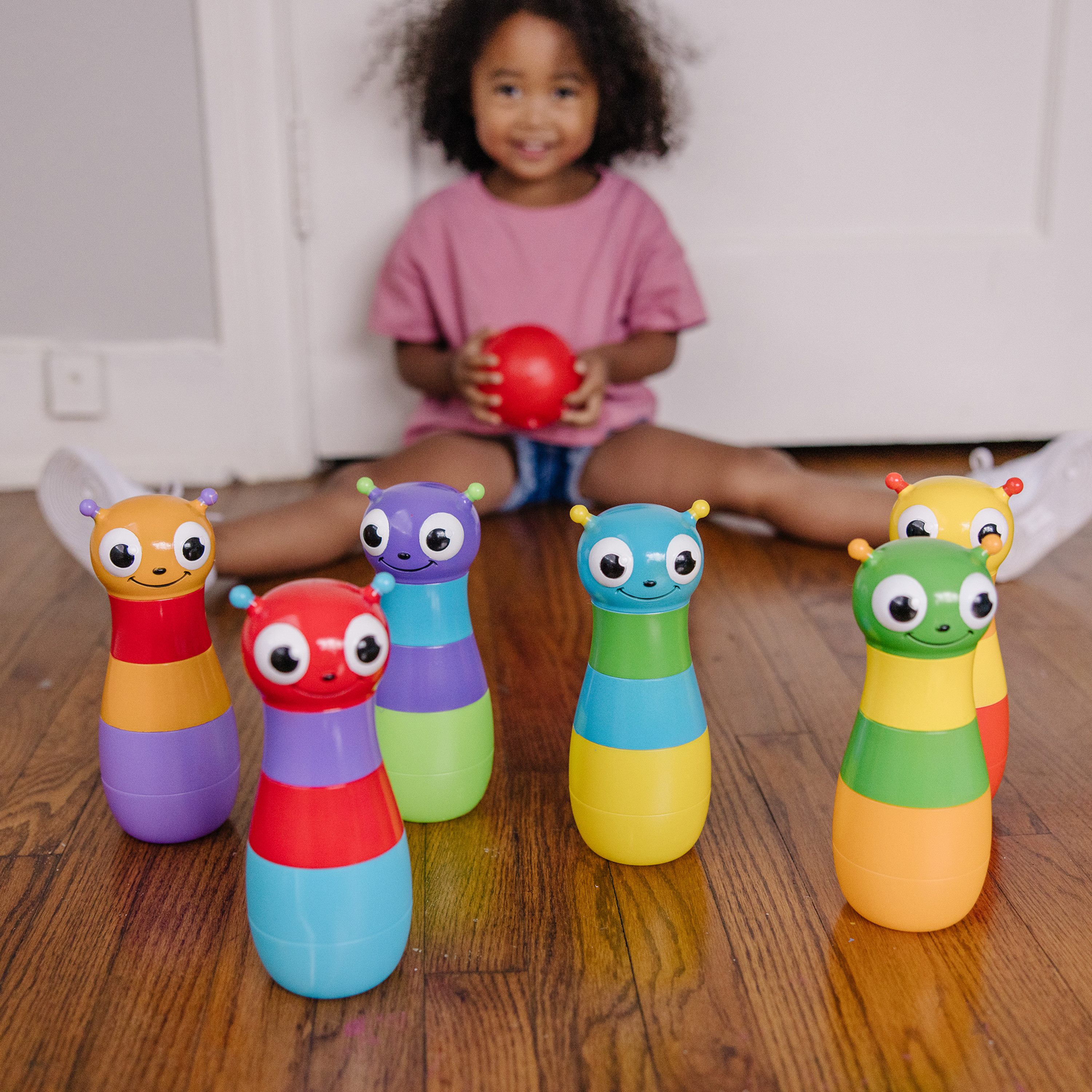 Melissa & Doug Cute as a Bug Bowling Set Kids Indoor Outdoor Game (8 Pcs) - image 2 of 9