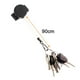 thumbnail image 5 of Llavero retráctil, cable de alambre de material acero metálico, llavero de tarjeta de nombre, portatarjetas de identificación de resistencia Cola llavero retráctil, 5 of 8