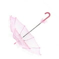thumbnail image 5 of Nikou Bridal Umbrella Lace Wedding Photography Prop Props Cotton for Parties Dancing(pink), 5 of 8
