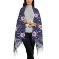 thumbnail image 2 of Easygdp Lavender Flowers Women's Scarf Womens Winter Scarf, Fashion Scarfs for Women, Shawls and Wraps, Long Blanket Scarf, 2 of 8