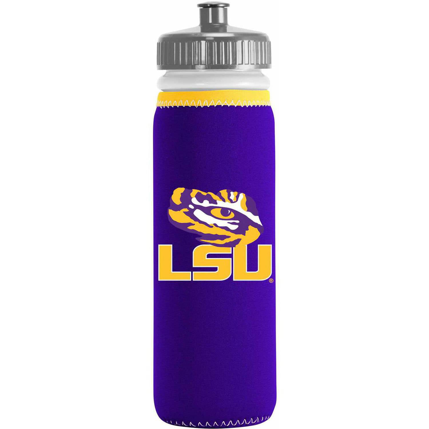 LSU TIGERS FOLDABLE WATER BOTTLE GREAT FOR GAMEDAY! 