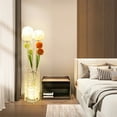 thumbnail image 4 of Wisfor 130CM Dimmable Standing Floor Lamp Flower Rattan LED Night Light Home Art Decor, 4 of 17
