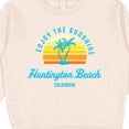 thumbnail image 3 of Inktastic Summer Enjoy the Sunshine Huntington Beach California Blue Toddler Sweatshirt, 3 of 4