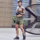 thumbnail image 5 of Bañador de secado rápido para hombre, 2 piezas, pantalones cortos deportivos sólidos con bolsillos, para fitness y ocio, 5 of 6