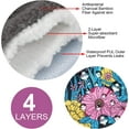 thumbnail image 7 of 7 in 1 Reusable Menstrual Pads Washable Overnight Cloth Panty Liners Period Pads 13x7.5inch, 7 of 7