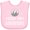 AD-Pink, variant on Inktastic Ready for Adventure Hiking Camping Boys or Girls Baby Bib