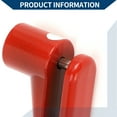 thumbnail image 3 of Candado de bicicleta portátil Unique Bargains, cable en anillo, candado antirrobo para bicicleta, candado de disco para rueda de motocicleta, aleación de aluminio, rojo, 1 pc, 3 of 6