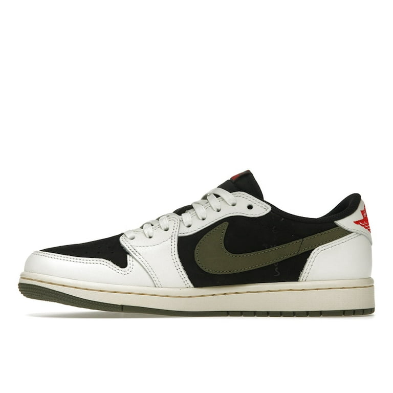 Jordan Women's 1 Retro Low OG SP Travis Scott Olive Sneaker Jordan Women's 1 Retro Low OG SP Travis Scott Olive Sneaker
