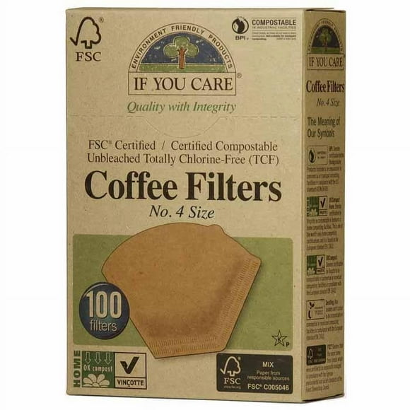 If You Care - Filtres à Café No 4, 100 Unités