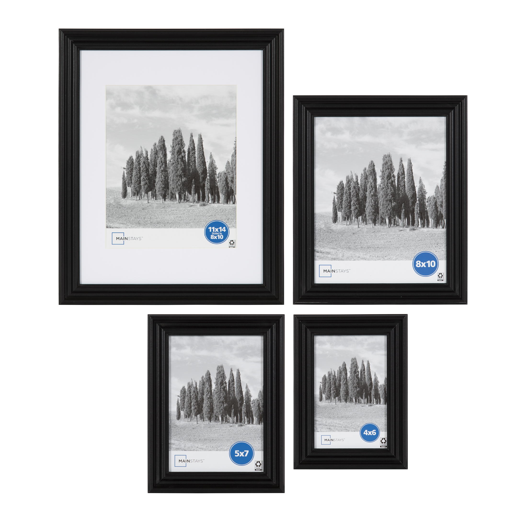 Mainstays 8x10 Traditional Picture Frame, Black photo 6