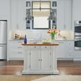 thumbnail image 2 of Homestyles Americana Wood Kitchen Island in Off White, 2 of 31