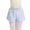 Light Blue, variant on Girls Dance Shorts Ballet Practice Bottoms Stretch High Waist Ruffle Trim Athletic Performance Wear 3-14 Years