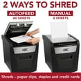 thumbnail image 3 of GBC AutoFeed+ Home Shredder, 60X, Super Cross-Cut, 60 Sheets, 3 of 5