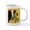 White, variant on CafePress - Cow With Sunflowers Mug - 11 oz Ceramic Mug - Novelty Coffee Tea Cup