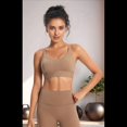thumbnail image 4 of Racerback Sports Bra Light Brown L, 4 of 7