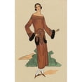 thumbnail image 2 of Anonymous 11x14 Black Ornate Wood Framed Double Matted Museum Art Print Titled: Topaz. - How to Say Charm (1923), 2 of 5