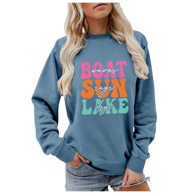 Wyzesi Chandails en Molleton Verts pour Femmes, Chandails en Molleton Courts pour Femmes, Chandails en Molleton Versized, Col Rond, Manches Longues, Pullovers Tendance Automne