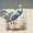 Ver D, variant on Heron Metal Wall Art, Rustic Garden Bird Decor