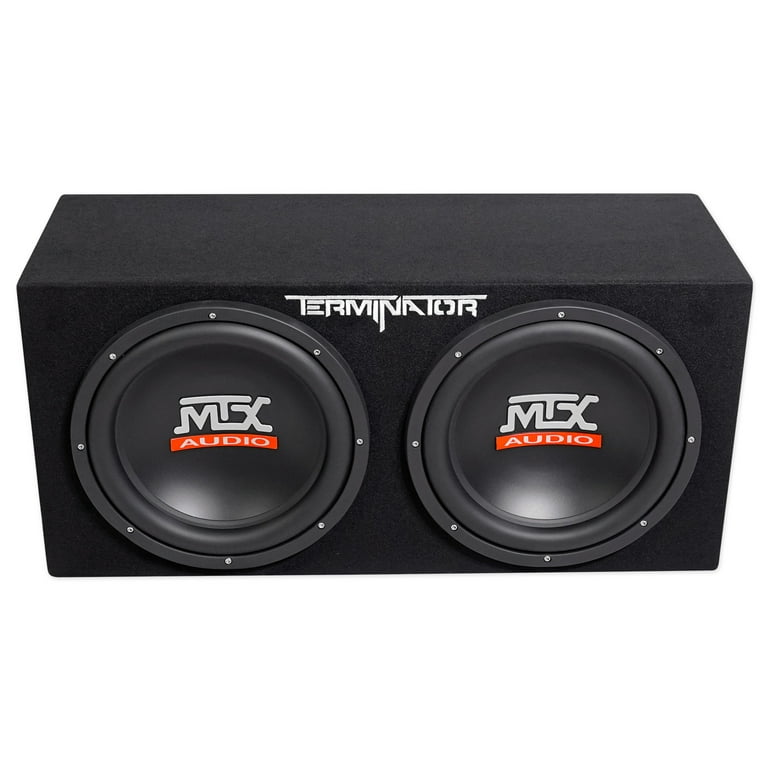 MTX Audio Dual 12'' Vented 2Ω Enclosure, 2000W Max Power, Solid