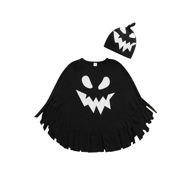 Aunavey Unisex Toddler Baby Halloween Costume Ghost Cloak Poncho Cape