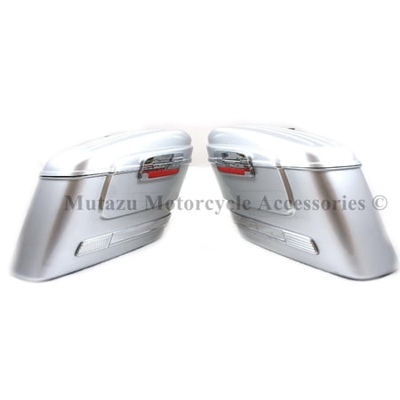 Mutazu Silver HL Universal Hard Saddlebags Fits Most Cruisers price history on PriceWatchPro
