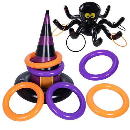 Halloween Ring Toss Game Inflatable for Indoor Outdoor Party Games