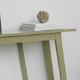 thumbnail image 4 of Kings Brand Furniture Conway Console Table - Functional Narrow Wood Accent Entryway Table with Storage Shelf for Hallway, Front Hall, Entryway, Living Room, Kitchen (Lemon Pepper), 4 of 6