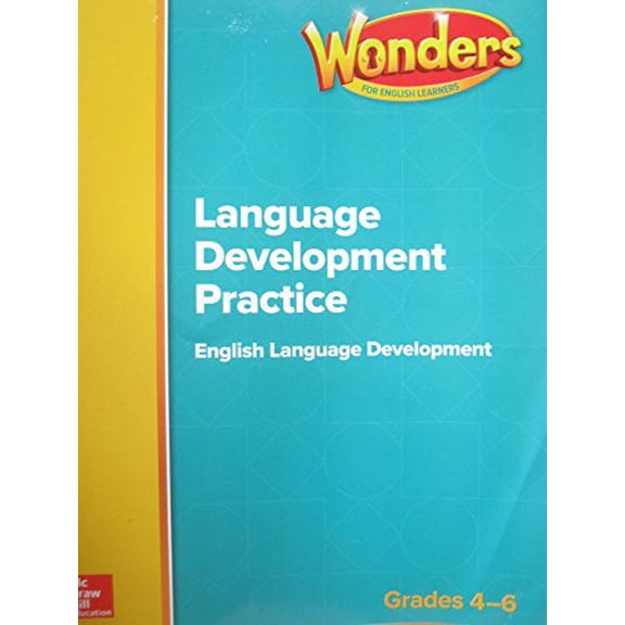Pre-Owned Wonders for English Learners G4-6 Language Development Practice Blm, 9780021315116, 0021315116, Paperback,
