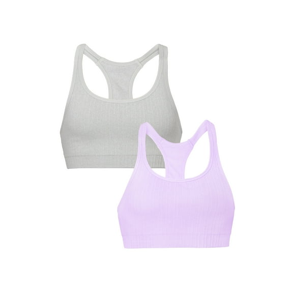 Fruit of the Loom: A Fresh Collection So Sporty 2-Pack Women's Seamless Racerback Croptop Bras