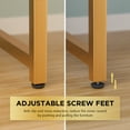 thumbnail image 3 of PayLessHere 32 inch Computer Desk,Office Desk with Metal Frame,Adults can easily use it,Gold, 3 of 8