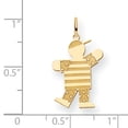 thumbnail image 3 of 14k Yellow Gold Kid Charm (1in long x 0.6in wide), 3 of 4