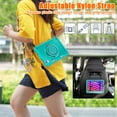 thumbnail image 2 of SaniMore Case for iPad Mini 6 8.3", with Shoulder Strap Pencil Slot Hybird PC TPU Back Cover 360° Ratating Handle Bracket Shockproof Anti-fall Rugged Kids Shell, Blue, 2 of 18