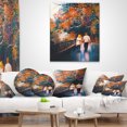 thumbnail image 4 of Designart Couple Walking Holding Hands - Landscape Printed Throw Pillow - 12x20, 4 of 5
