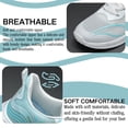 thumbnail image 4 of CHICVOMEY Men's Sneakers Breathable Mesh Walking Shoes Lightweight Fashion Sneakers with Shock-Absorbing & Non-Slip Sole for Casual Work Travel Sneakers, 4 of 9