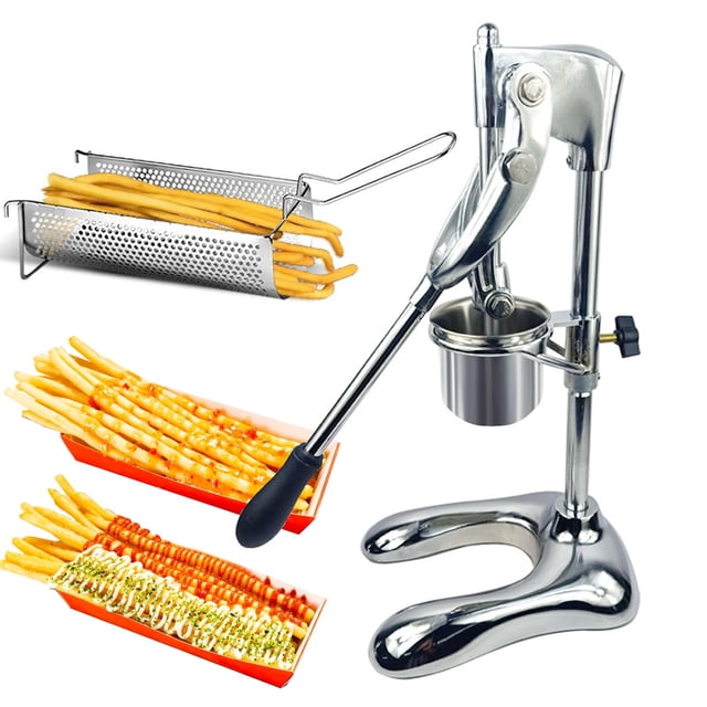 Cortador manual de papas fritas nLn Hope de 30 cm en acero inoxidable