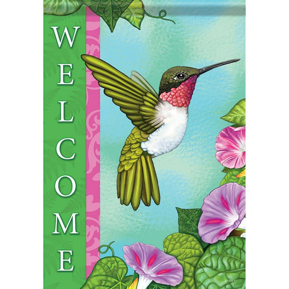 Carson House Flag - Happy Hummingbird - Walmart.com - Walmart.com