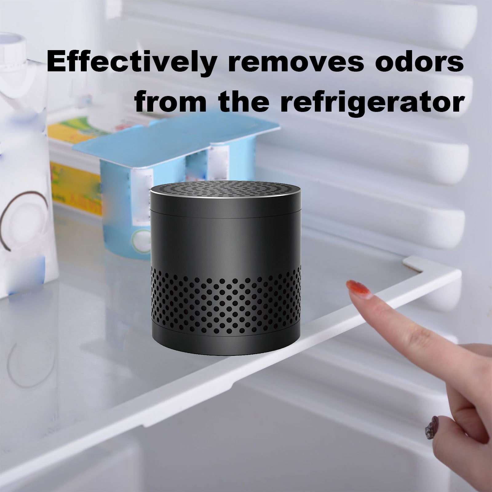 YAZHPA Refrigerator Deodorizer, Household Essentials Travel Size Air Purifiers, More Effective Than Baking Soda and Bamboo Charcoal Air Purifying Bag, White